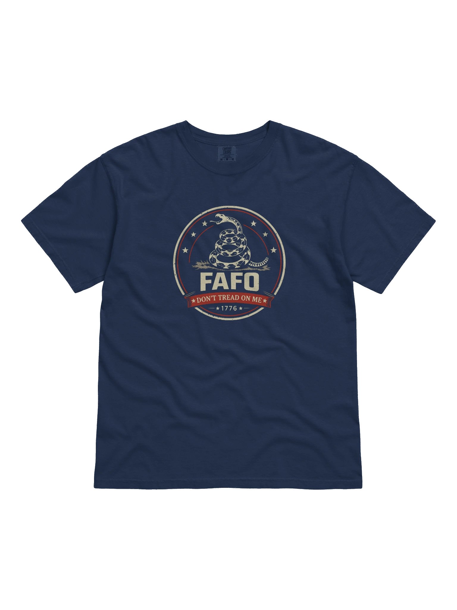 FAFO Don't Tread on Me - Gadsden Flag Circle T-Shirt product image (21)