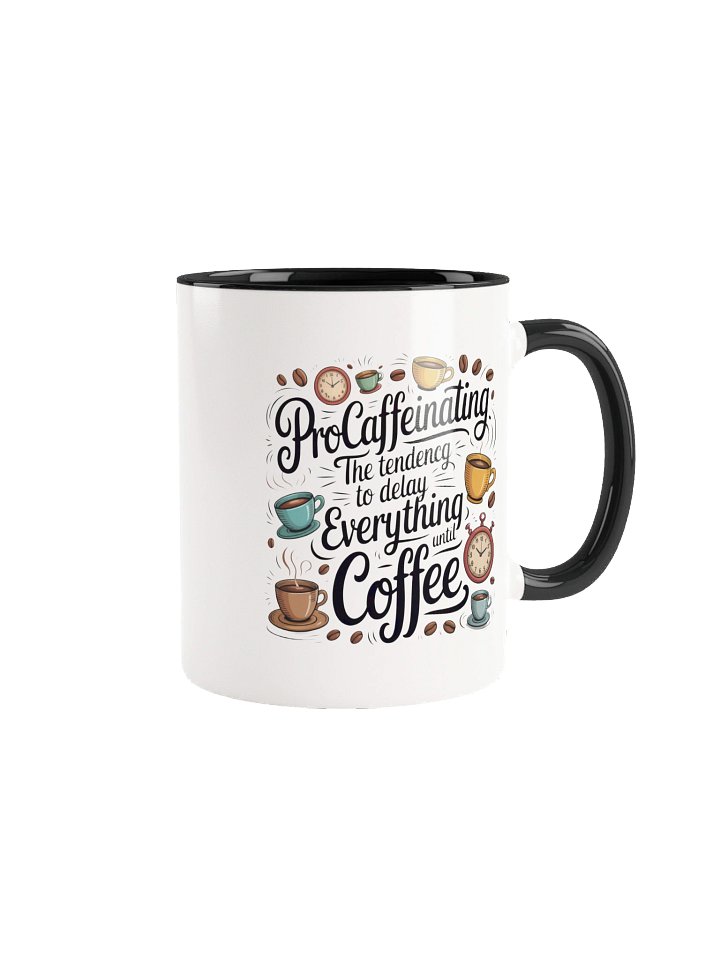 Procaffeinating Funny Coffee Mug - with Color Inside product image (1)