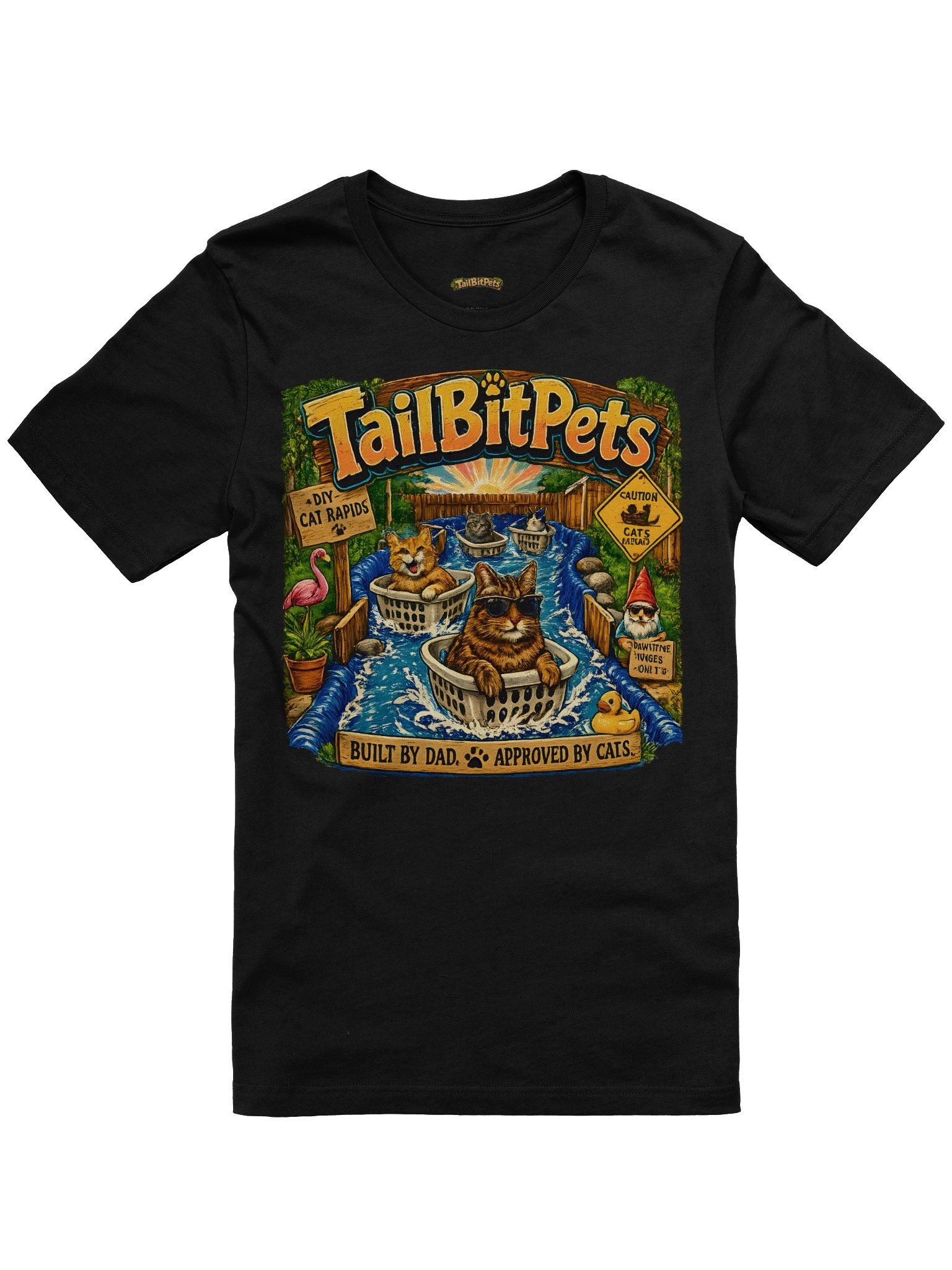 TailBitPets DIY Cat Rapids Tee product image (1)