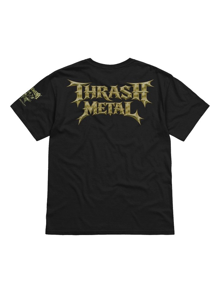 BrutalWear Thrash Metal/BW Medieval Art Font Logo Graphic Tee. product image (15)