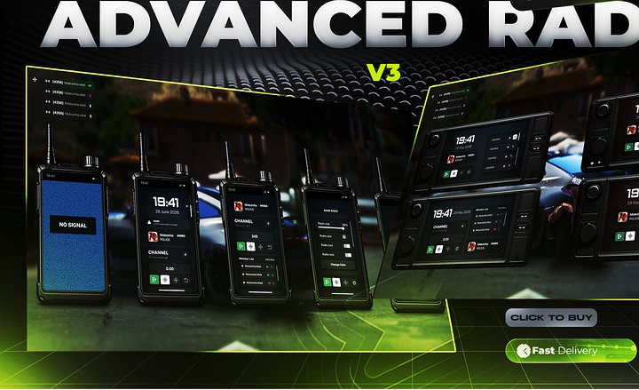 FiveM Radio System | [QB-ESX-QBOX] product image (1)