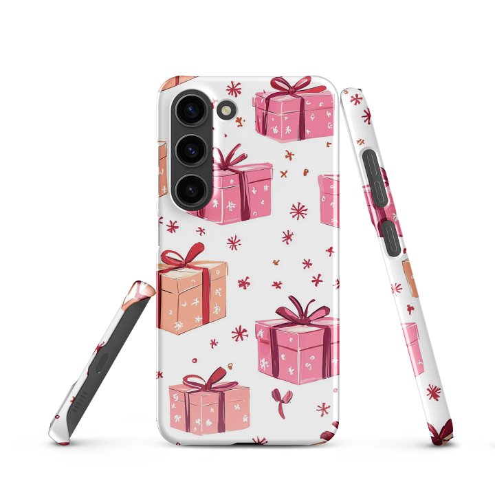 Pink Christmas Samsung® Snap Case product image (1)