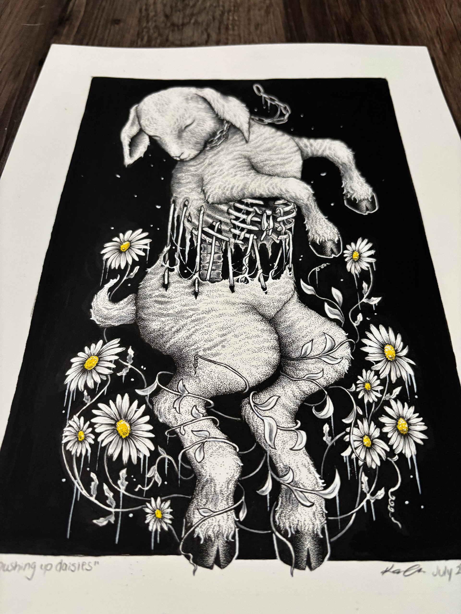 Pushing Up Daisies Original Artwork product image (2)