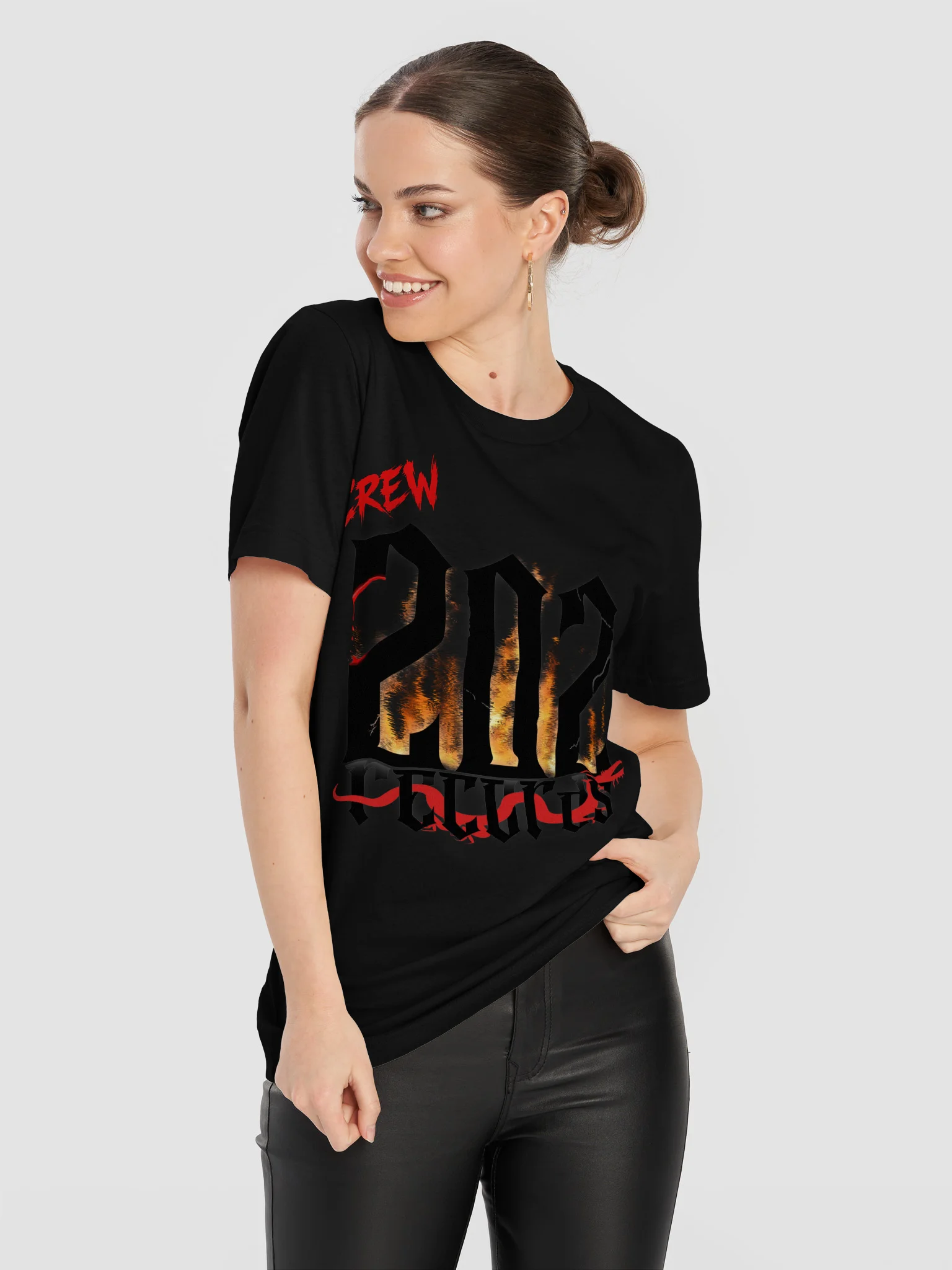 Crew 202 "Moderators" ADULT Black T-Shirt product image (11)