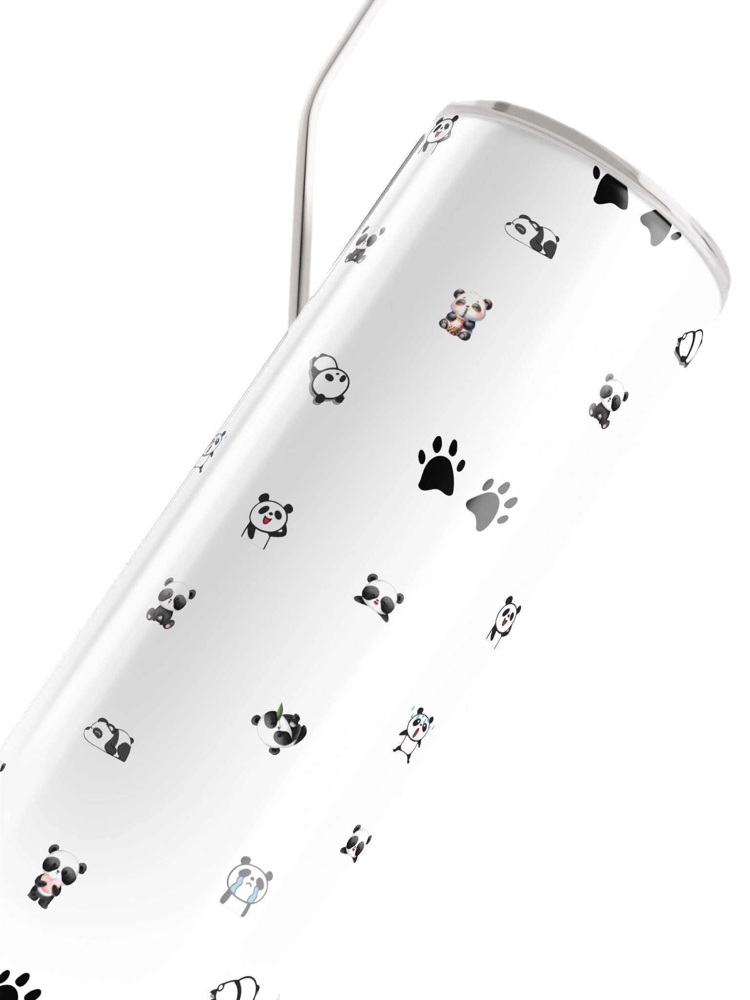 Cute Panda Emotions Seamless Pattern product image (4)