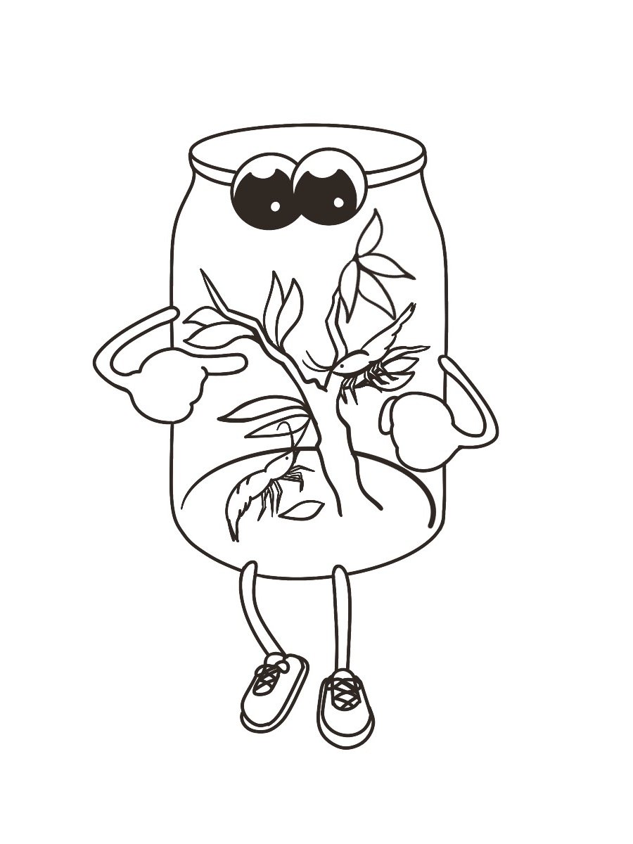 Shrimp Jar Sticker product image (5)