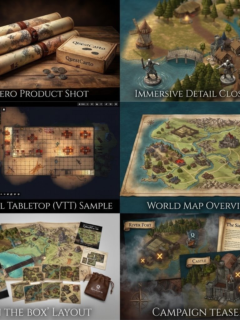 12 Fantasy RPG Maps Bundle | Battle Maps & Island Maps for D&D, TTRPG & VTT | Instant Download product image (1)