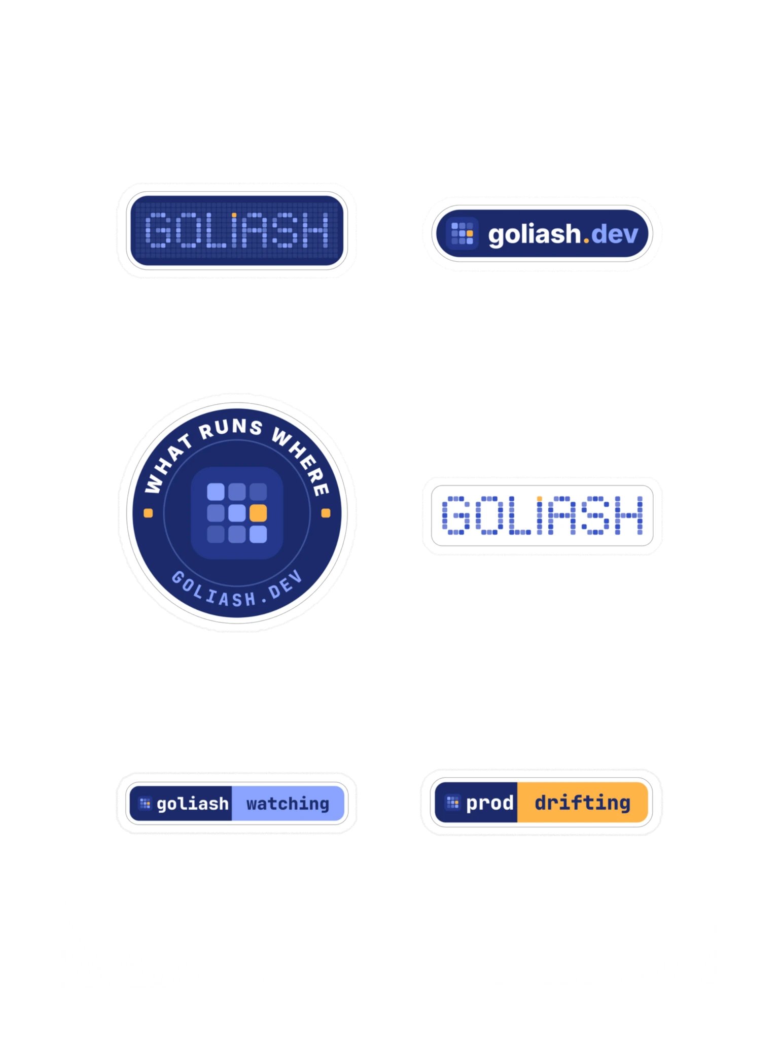 Goliash Name Sticker Sheet product image (3)