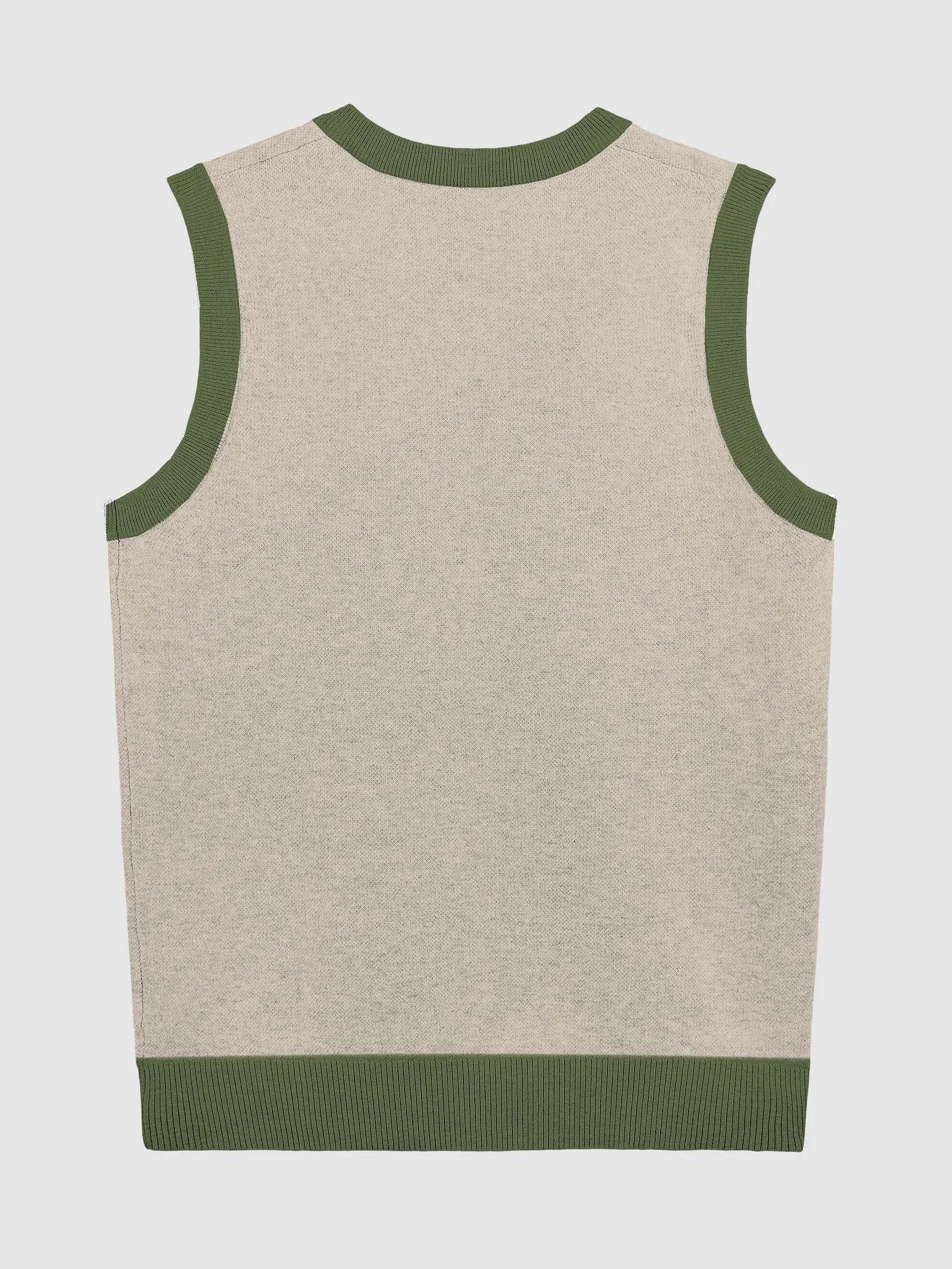 wild forest puff knitted vest product image (2)