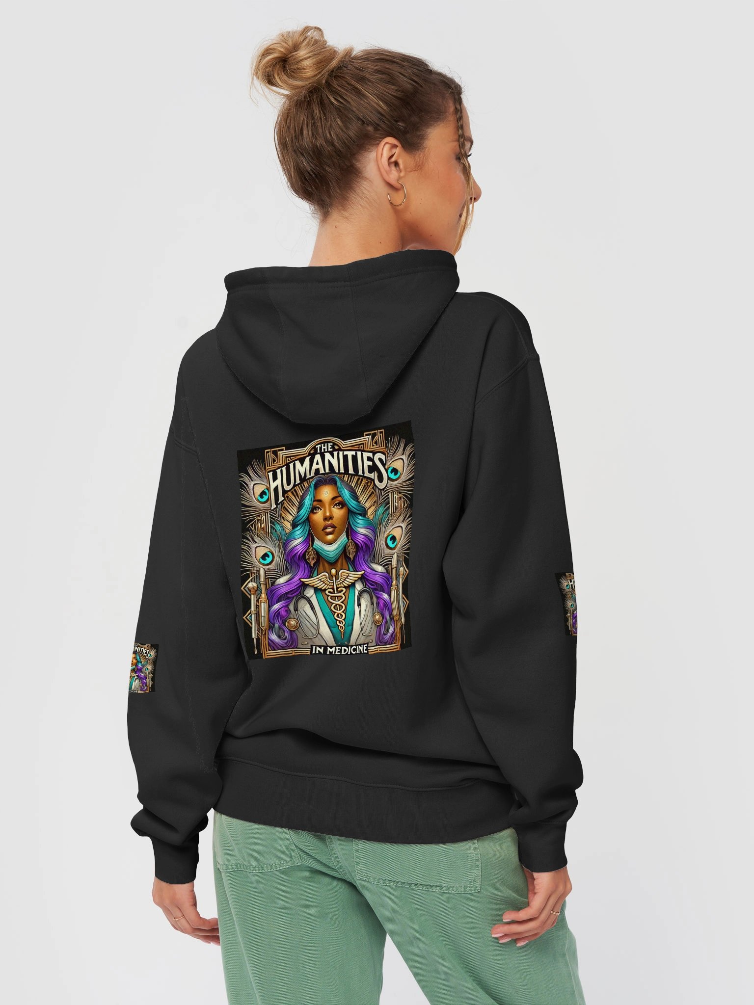 Humanities In Medicine MedArt Graphic Novel Style Hoodie product image (7)