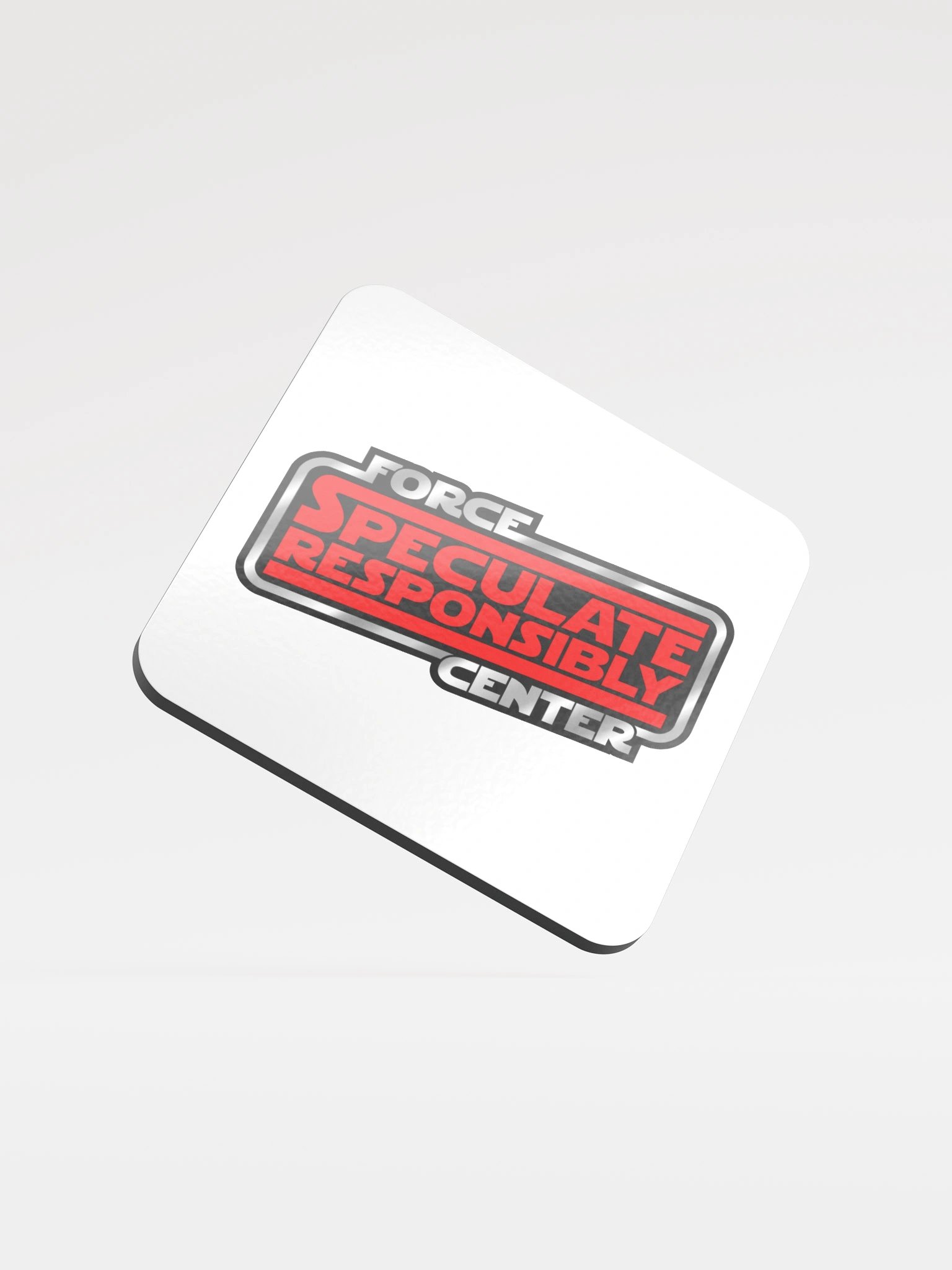 ForceCenter Speculate Responsibly Drink Coaster product image (1)