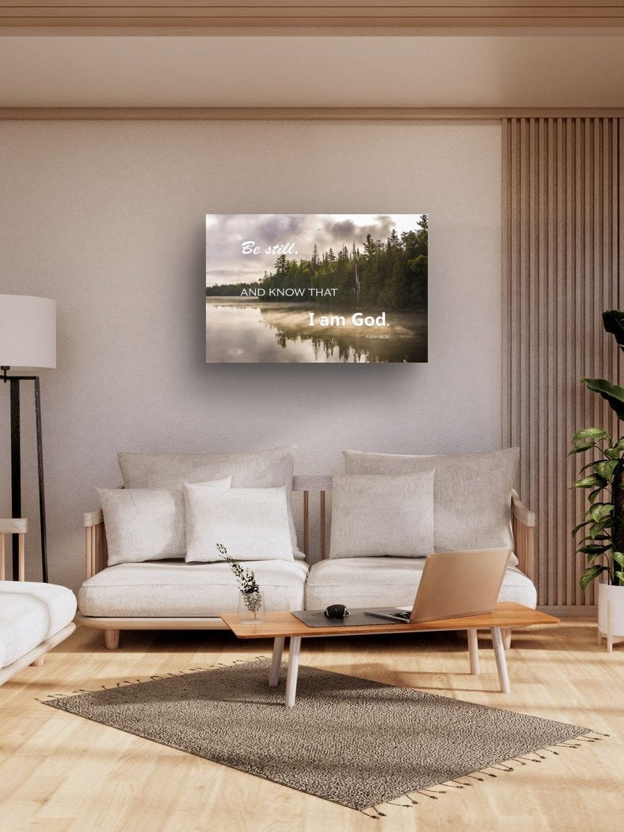 Psalm 46:10 Be Still and Know that I Am God Canvas Art product image (2)