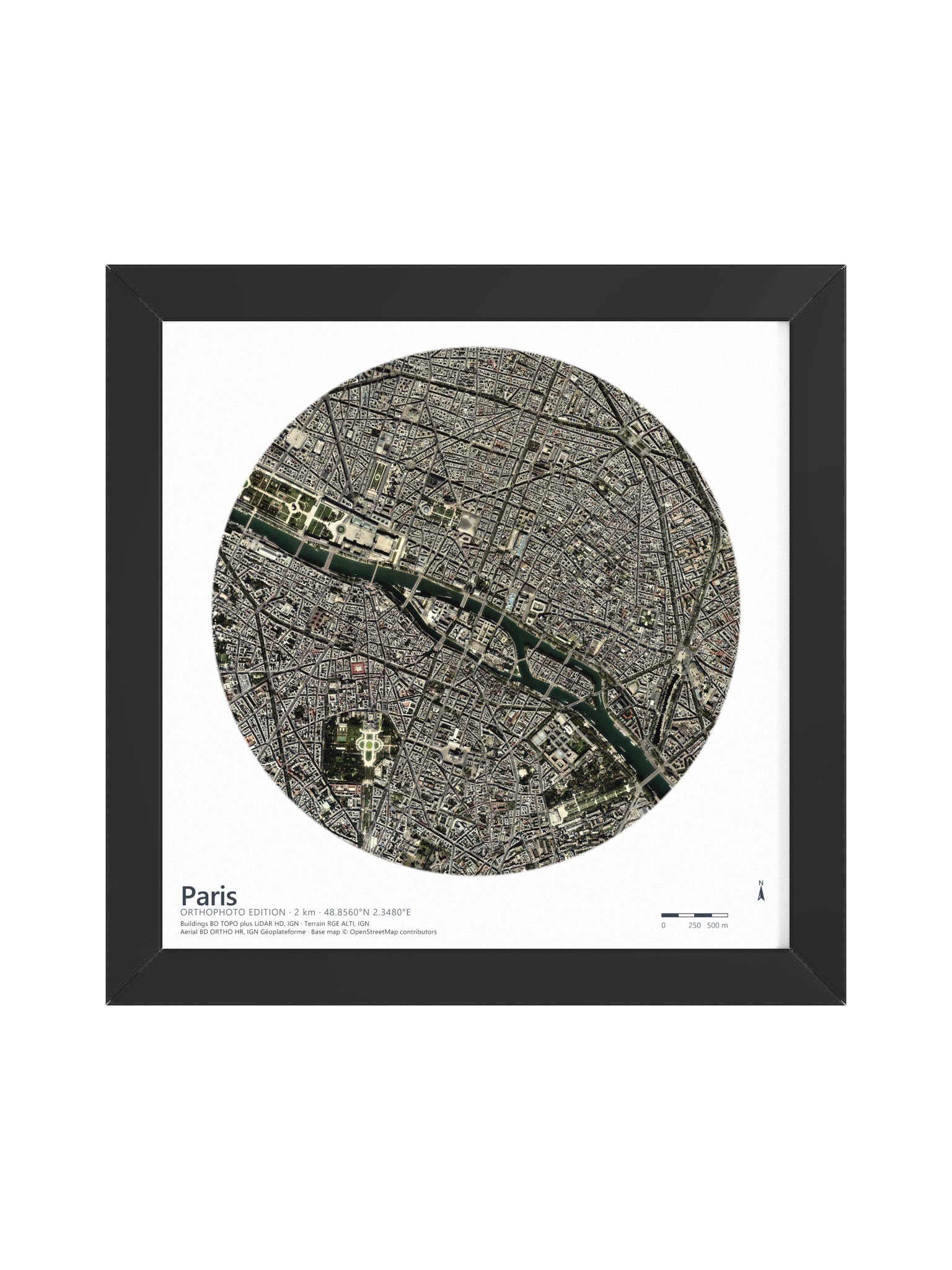 Paris: 3D Aerial City Map product image (2)
