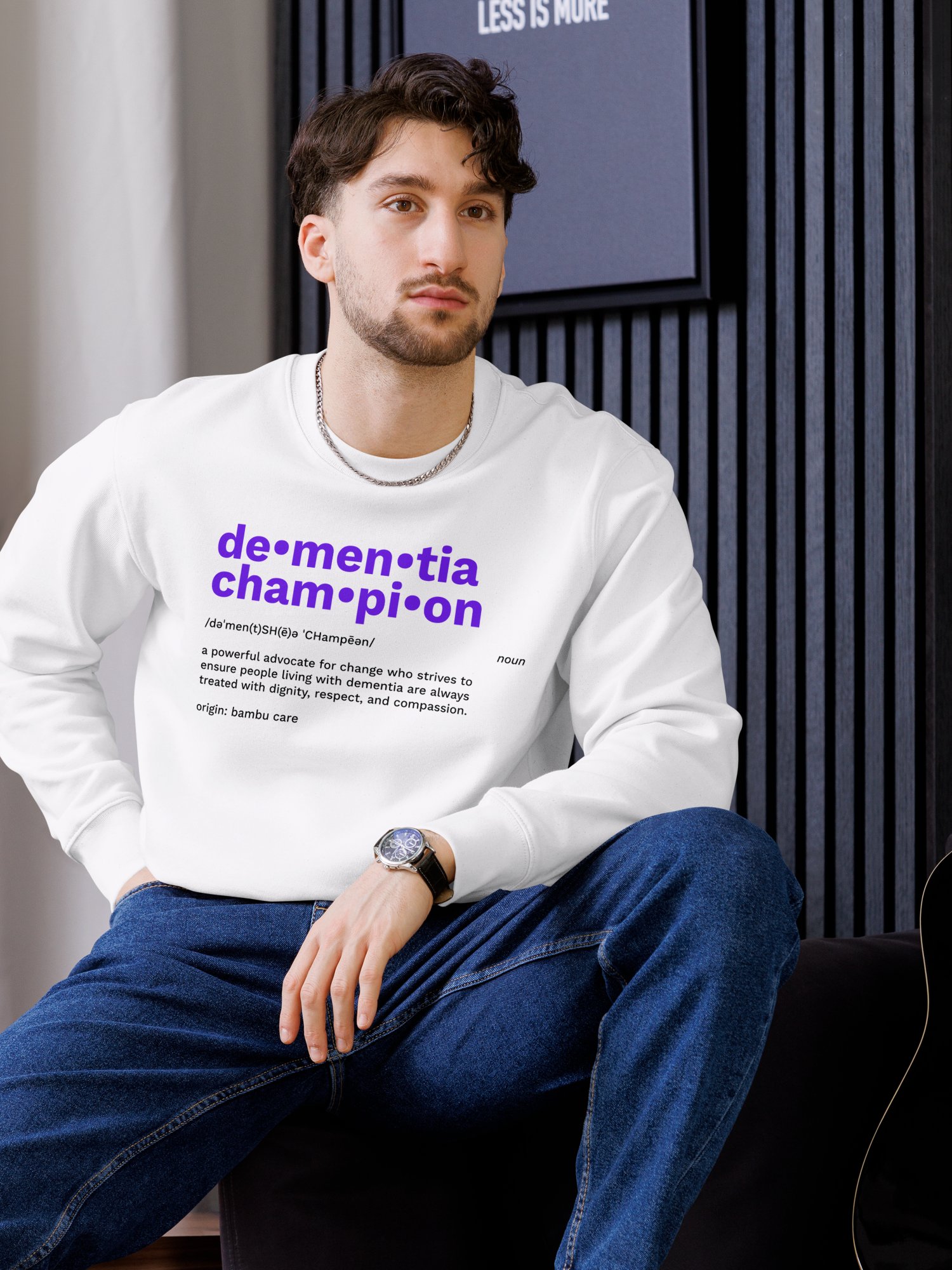 Dementia Champion Sweater - White product image (6)