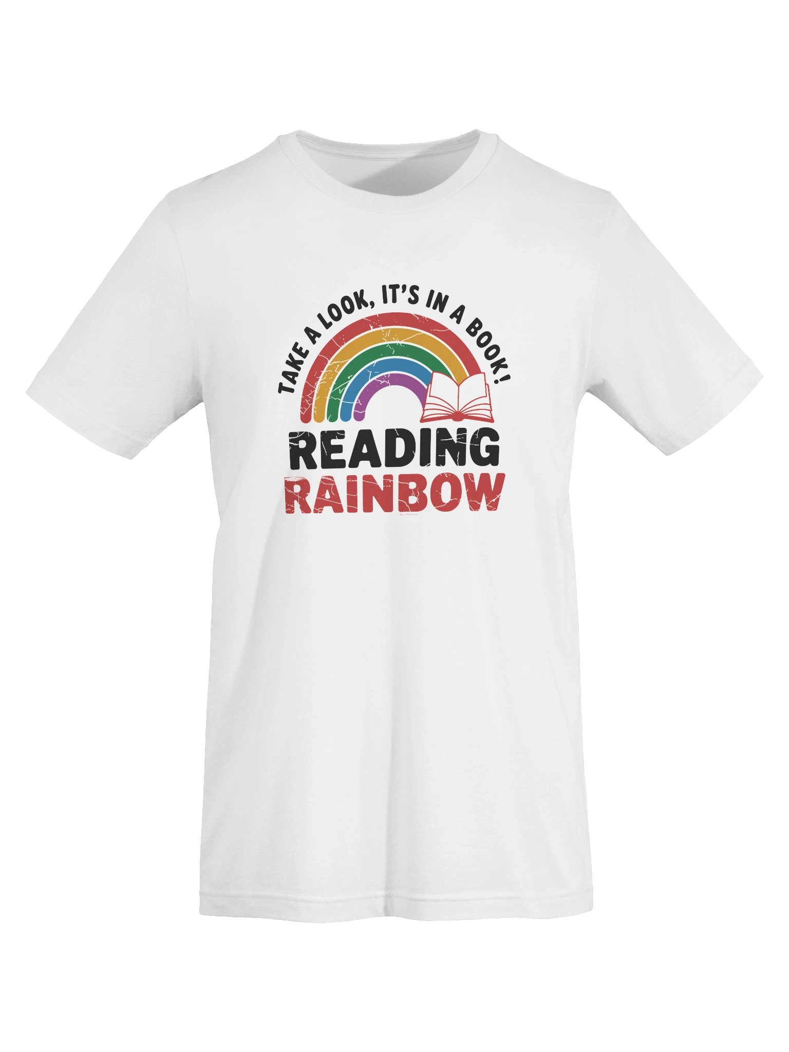 [BJ Designs] Reading Rainbow Unisex Graphic Tee product image (7)