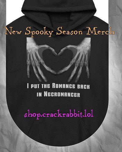 Incurable romantic? Check. You know what else is incurable? Death.... or is it?  #spookyseason

#newmerchdrop #halloweenappar...