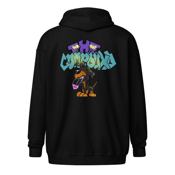 Snarling Canine Zip Hoodie product image (2)