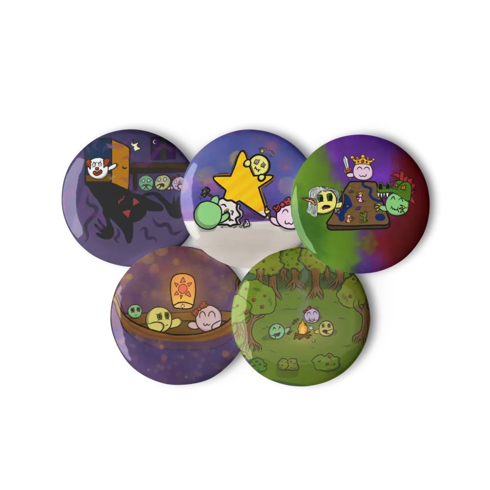 Dango Random Set - Pin Buttons product image (1)