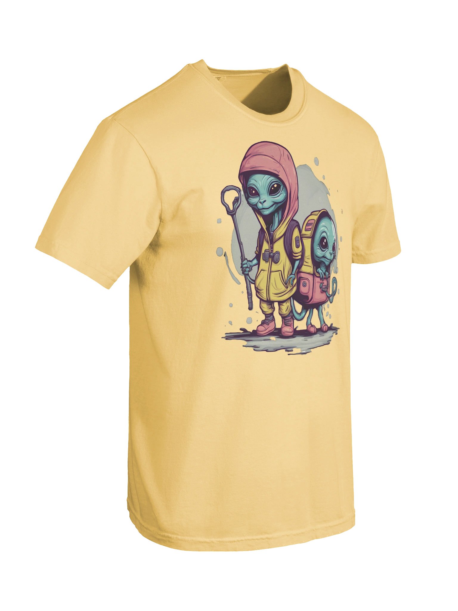 Cosmic Companions: The Intergalactic Wanderer & His Pocket-Sized Explorer product image (102)