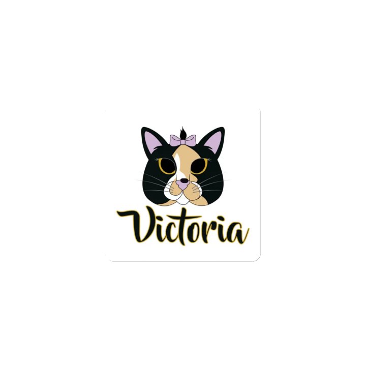 Victoria the Calico Cat Die-Cut Magnets product image (1)
