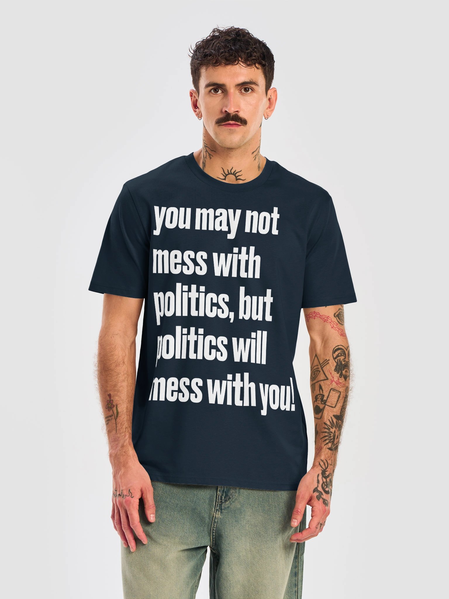 Mess With Politics - BB x SS Tee product image (8)
