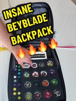 Code 'WIZARD' for 8% off anything on @beysandbricks (including this backpack)! #beyblade #beybladex #beybladeaccessories #beybladebattles #beyblader 