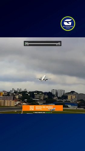 📍 Congonhas — CGH

Decolagem INSANA da Baleia da Azul em Congonhas.
Potência cheia, pista curta e aquele momento em que o E19...