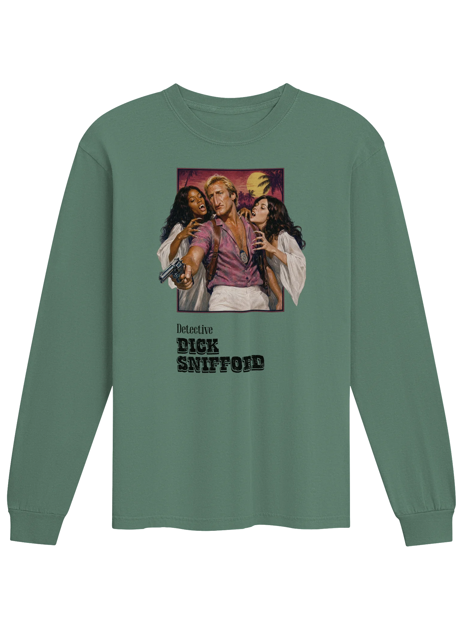 Dick Snifford Vampire Long Sleeve T-Shirt product image (9)