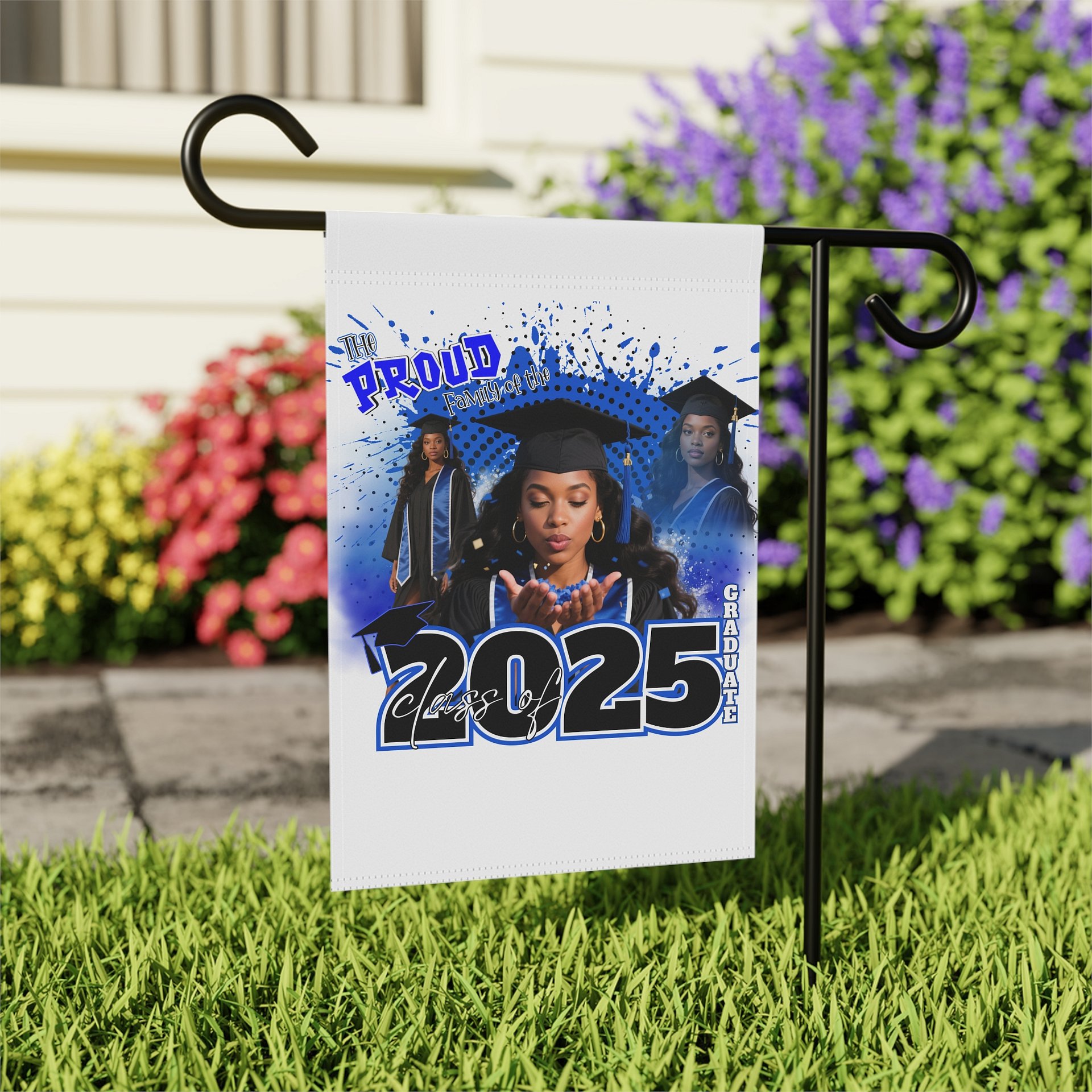 Editable Graduation Canva Template 2025 – Class of 2025 Photo Collage for T-Shirt, Yard Flag, Banner & Party Decor – Custom Graduation Design product image (4)