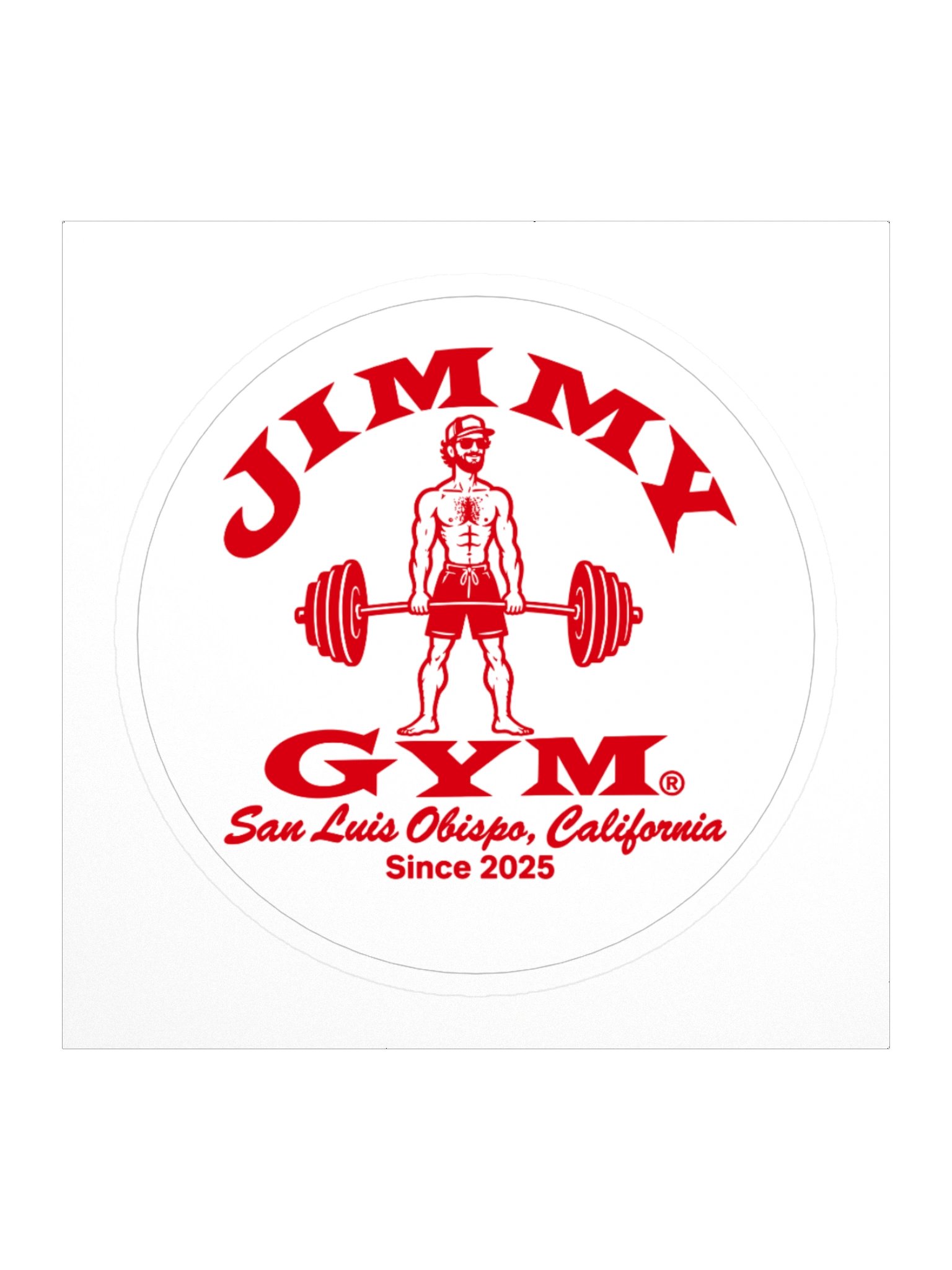 The Jimmy Gym Sticker product image (1)