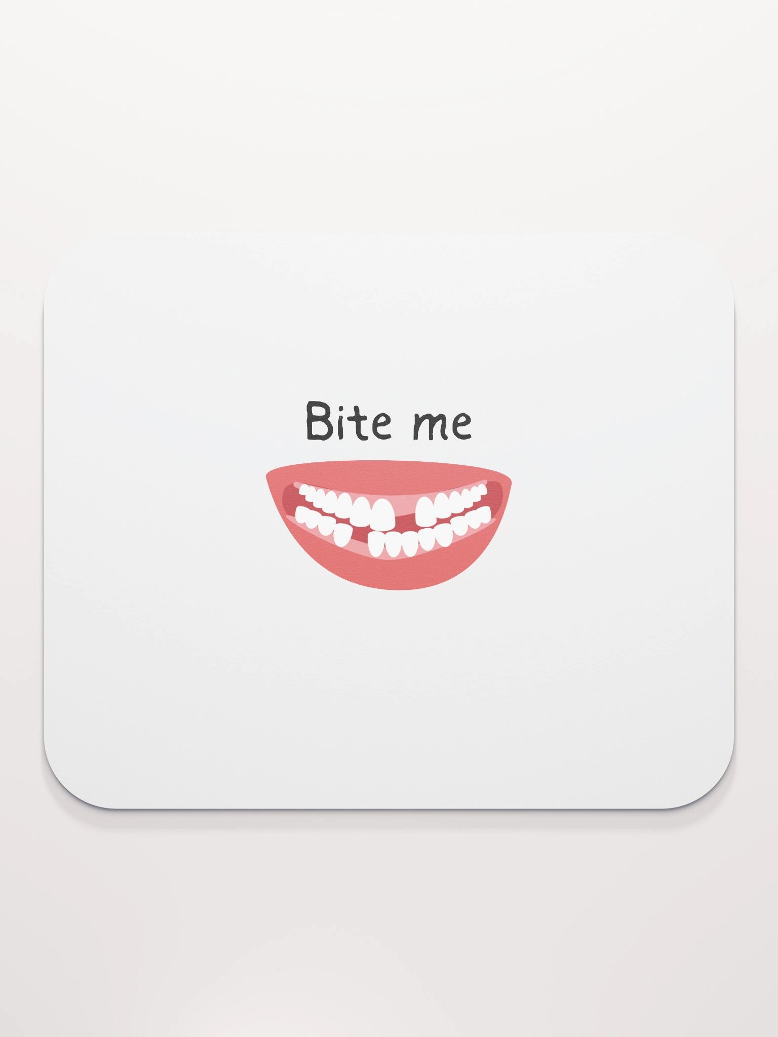 “Bite Me” Minimalist Mouse Pad product image (2)