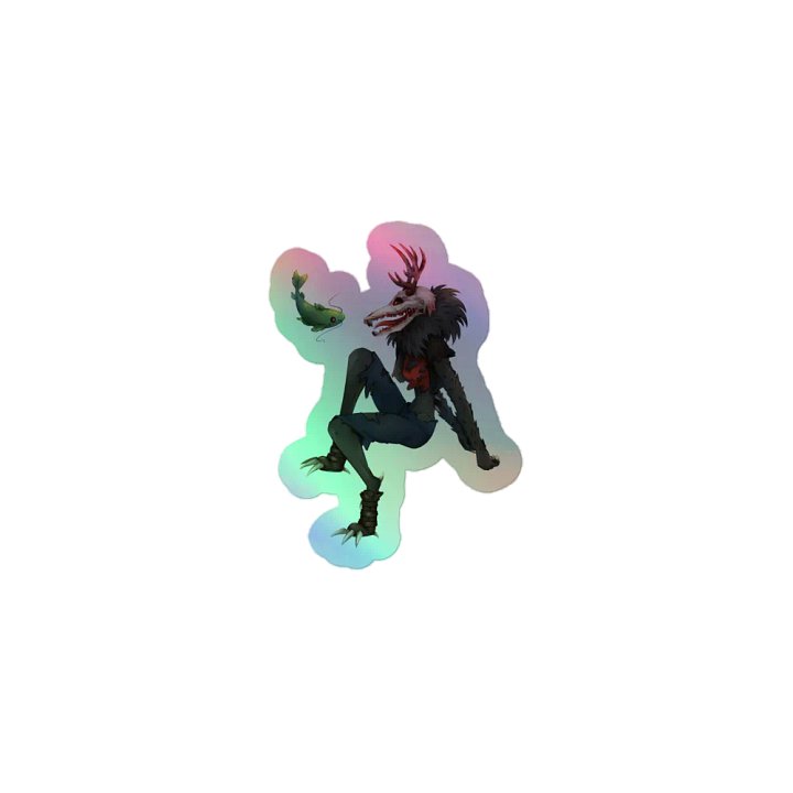 AshenTheGlutton Holo-Sticker product image (1)