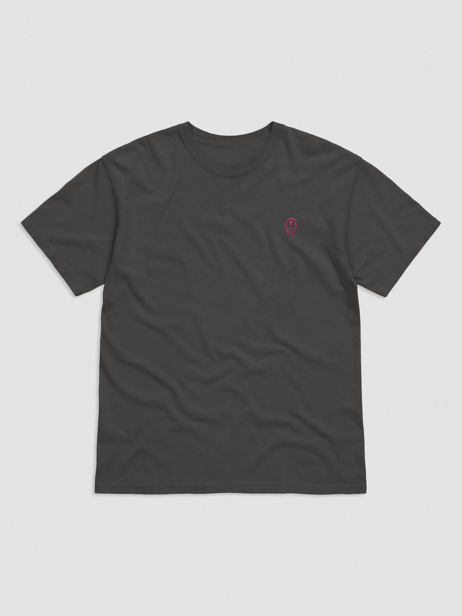 EXCLAIMING MENTALLY (L.C., pink) embroidered garment dyed tee product image (45)