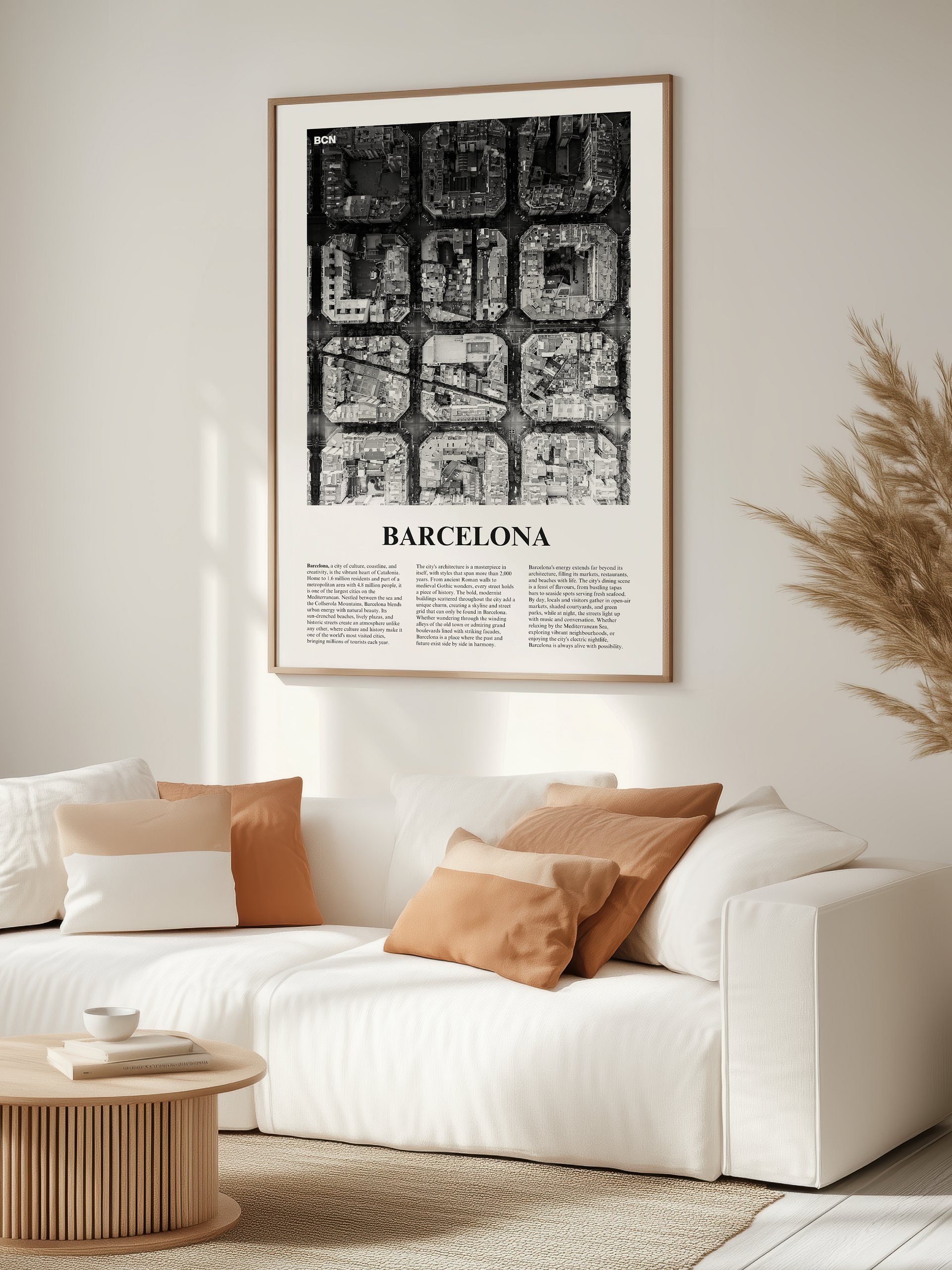 Barcelona 04 Newspaper Poster | Framed product image (3)