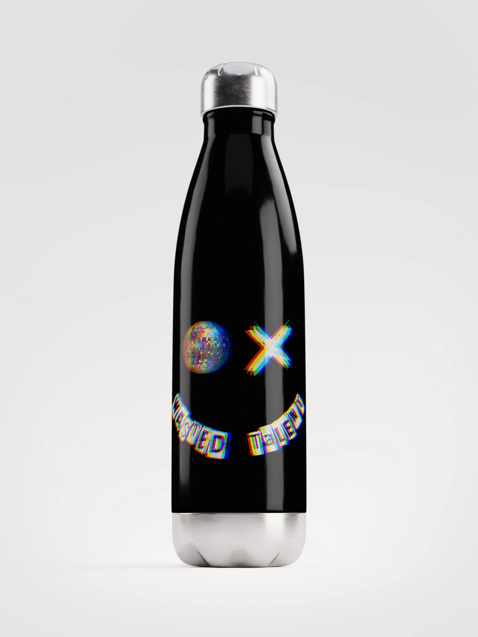 Glitchy Talent Stainless Steel Water Bottle product image (1)