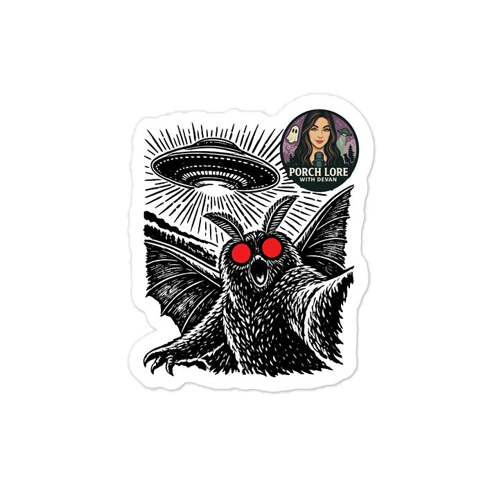 MOTHMAN SELFIE VINYL DECAL product image (1)