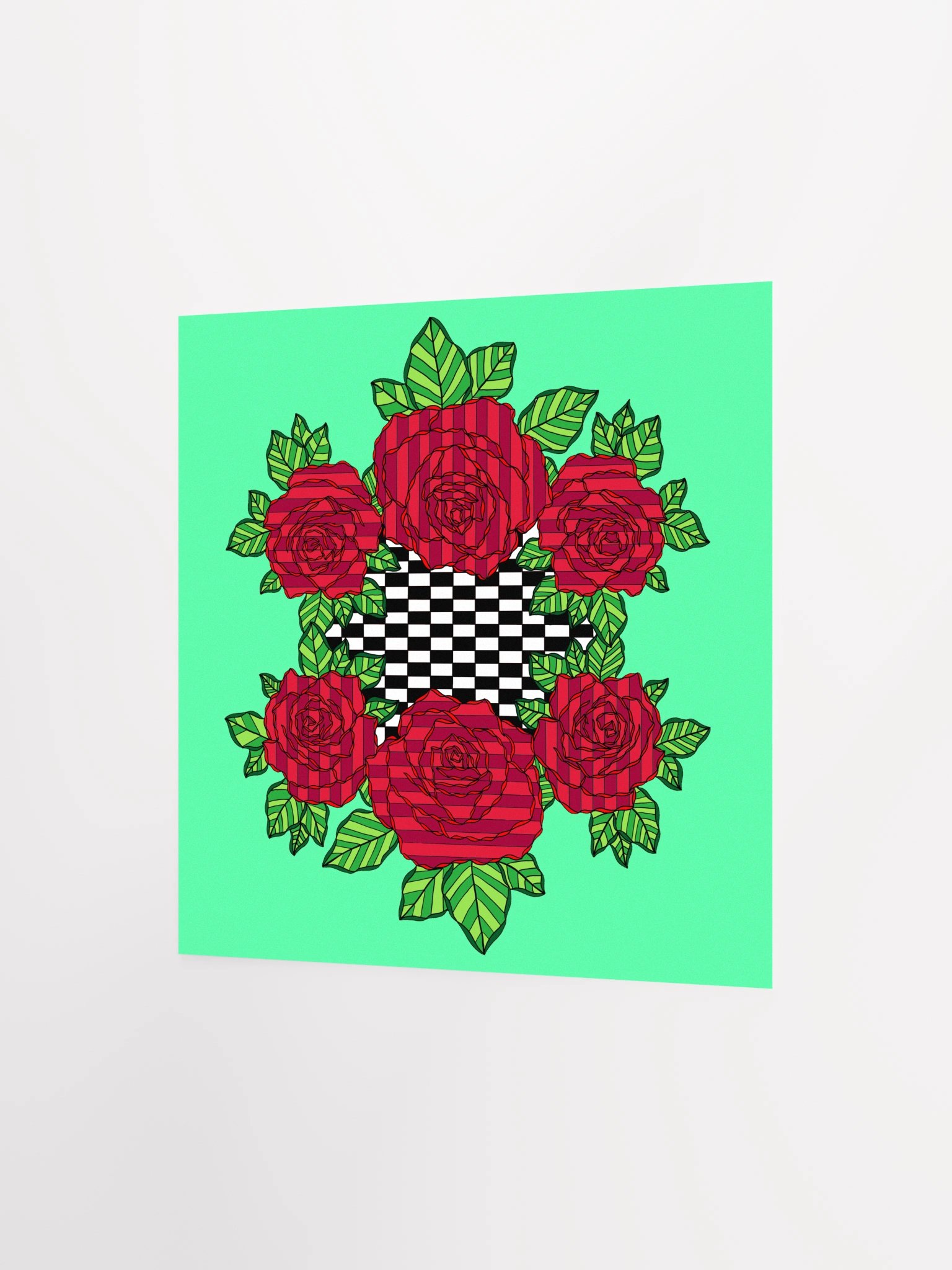 Enhanced Matte Paper Poster (Rose-Green) product image (6)