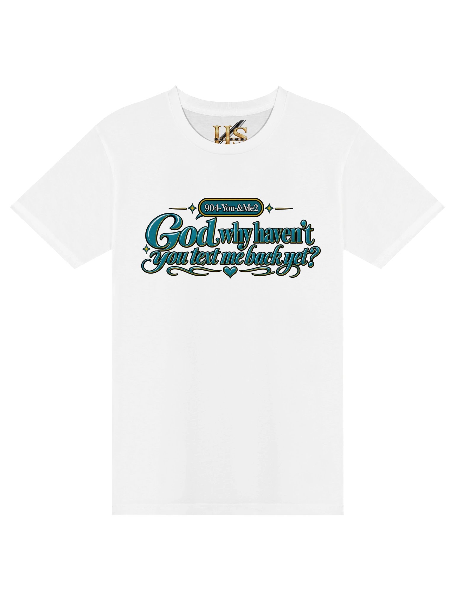 904 You & Me 2 — Through Jesus Teal Green Faith-Based Premium Unisex T-Shirt product image (1)