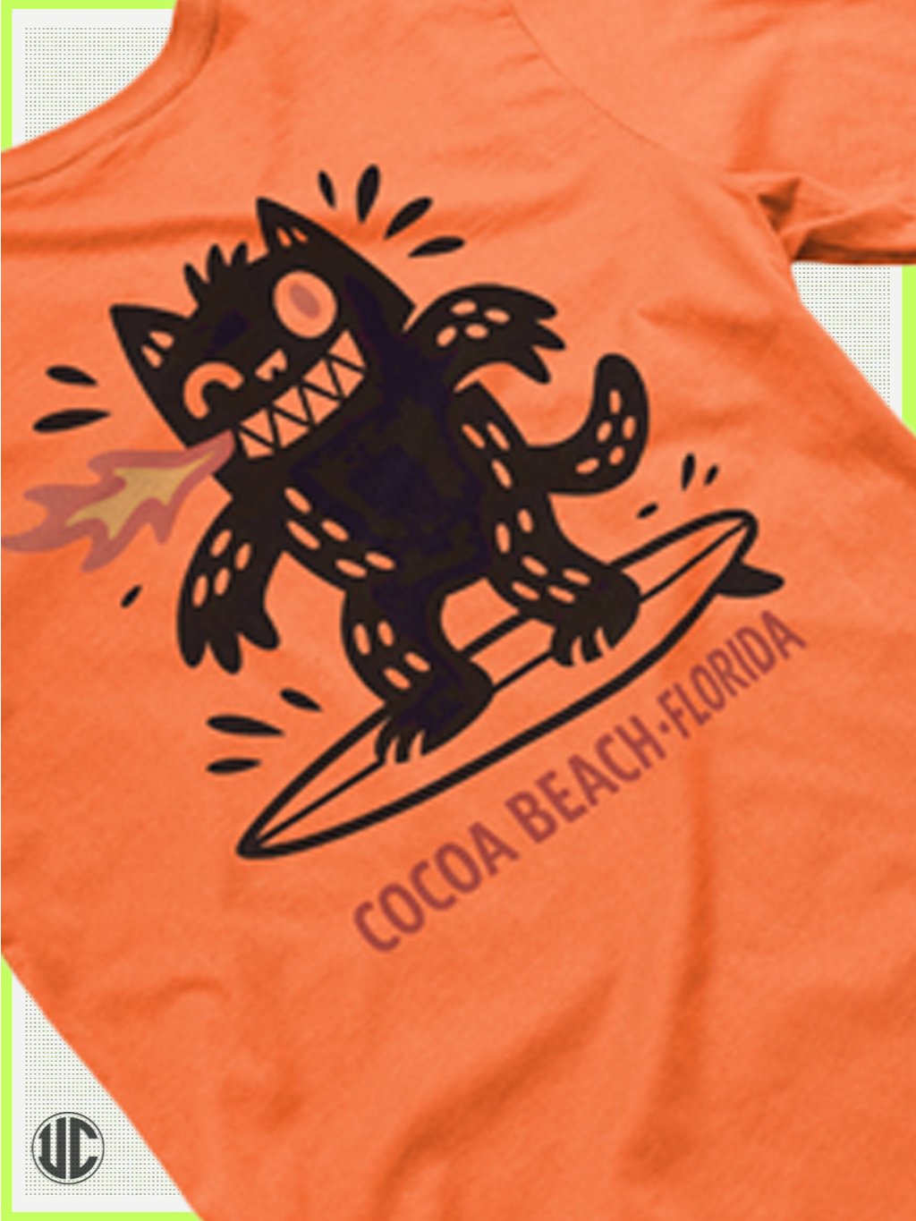 Cocoa Beach Surfer T-Shirt – Graphic Florida Surf Tee product image (3)