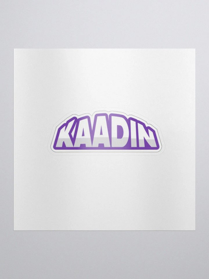 Kaadin - Purple and White Sticker product image (1)