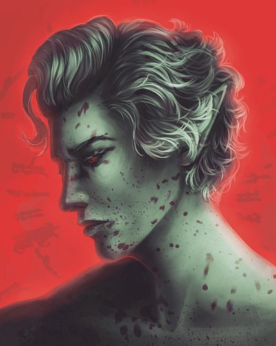 A fan art piece I did a while ago and realized I haven't shared before. 

#BaldursGate #FanArt #Astarion #HumanArt