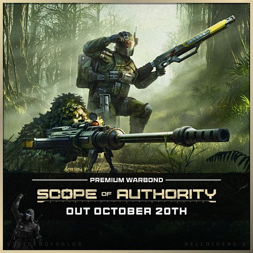The new Scope of Authority warbond looks EPIC! Releasing Oct. 20th!

What are you grabbing first?

#helldivers2 #helldiver #p...