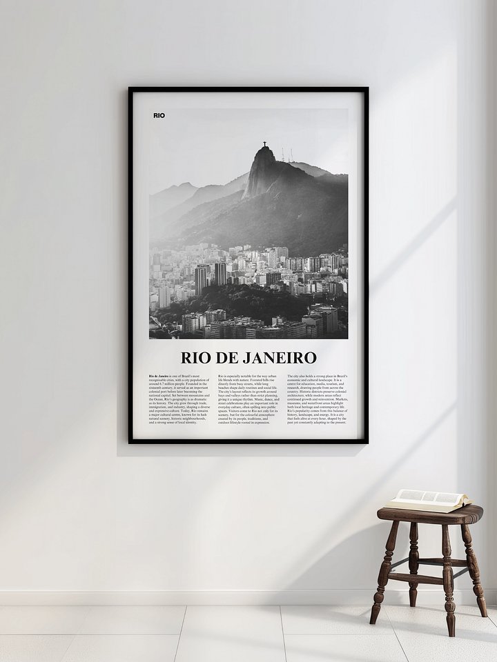 Rio de Janeiro 02 Newspaper Poster product image (2)