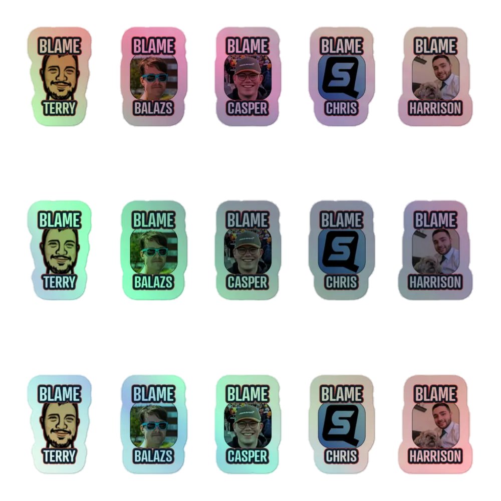 PitSkill Blame Series 1 Sticker Pack product image (1)