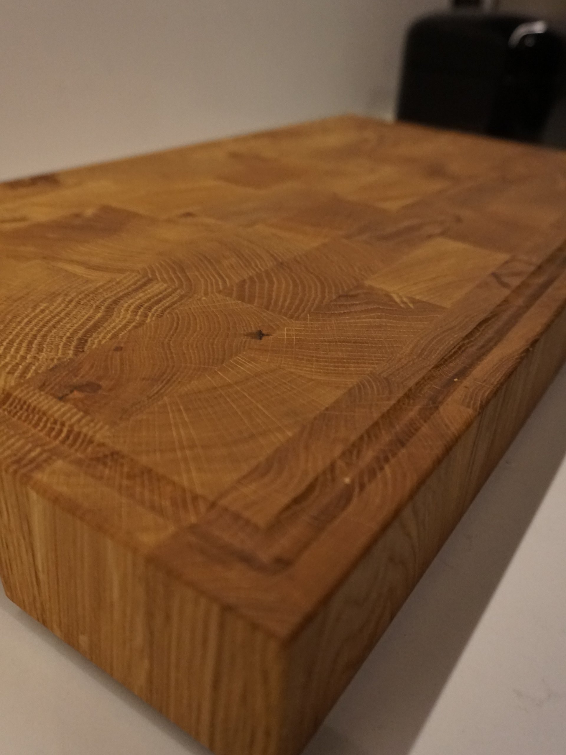 Eiken kopshouten snijplank (60x32x5.5 cm) product image (4)