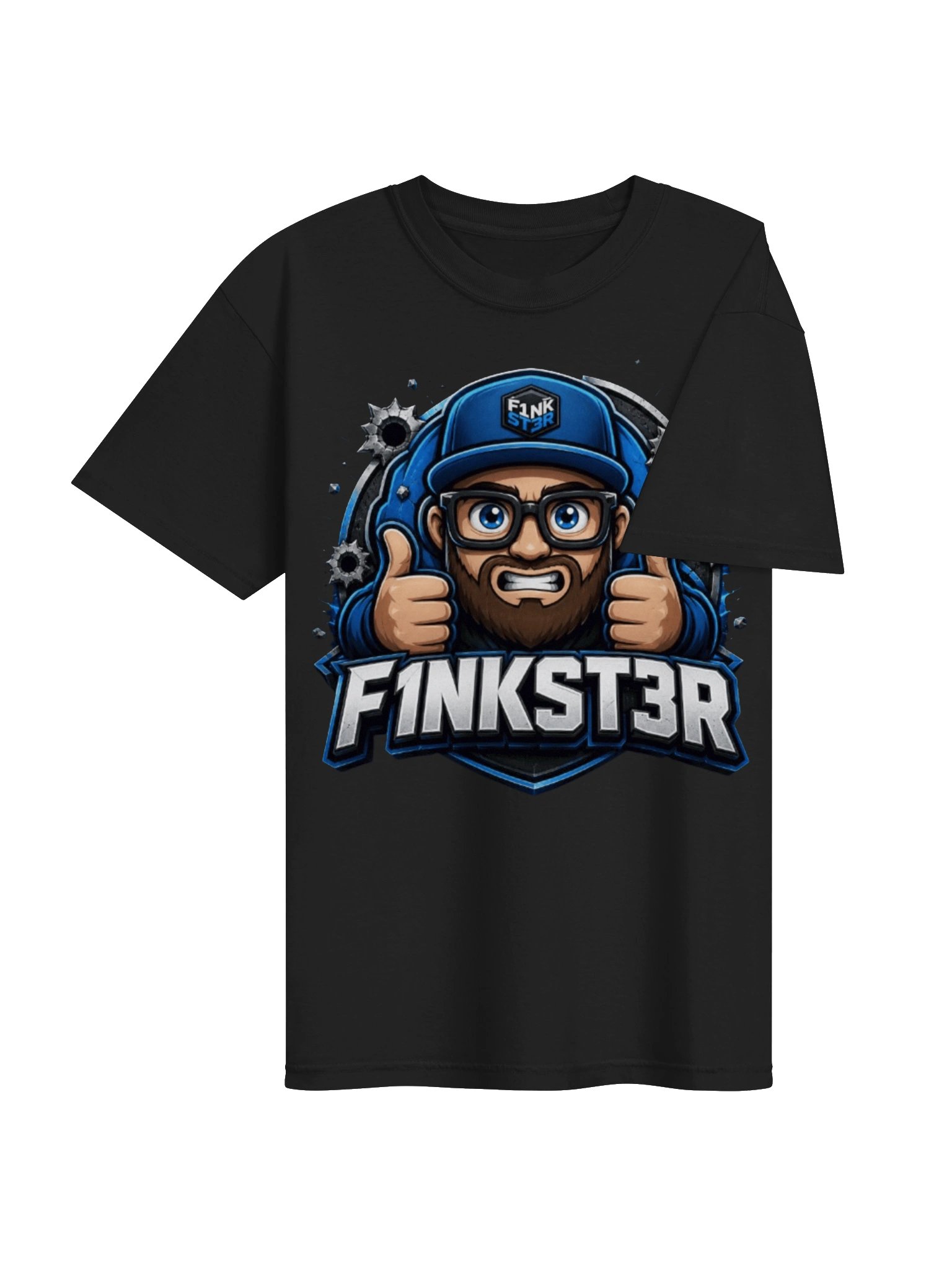 F1NKST3R Thumbs-Up Gaming Logo Tee product image (4)