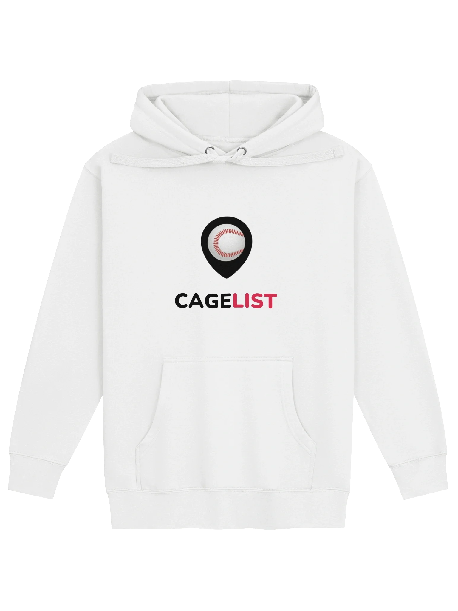 Hoodie Icon Logo with wordmark stacked