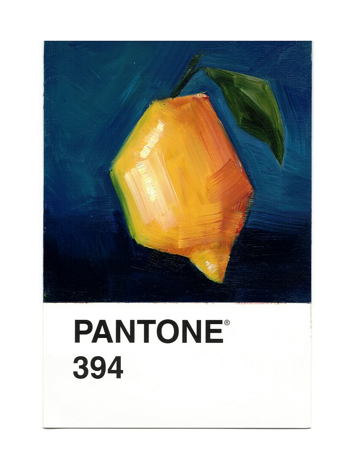 PANTONE Challenge • Fruits Set, Lemon • Oil Painting product image (1)
