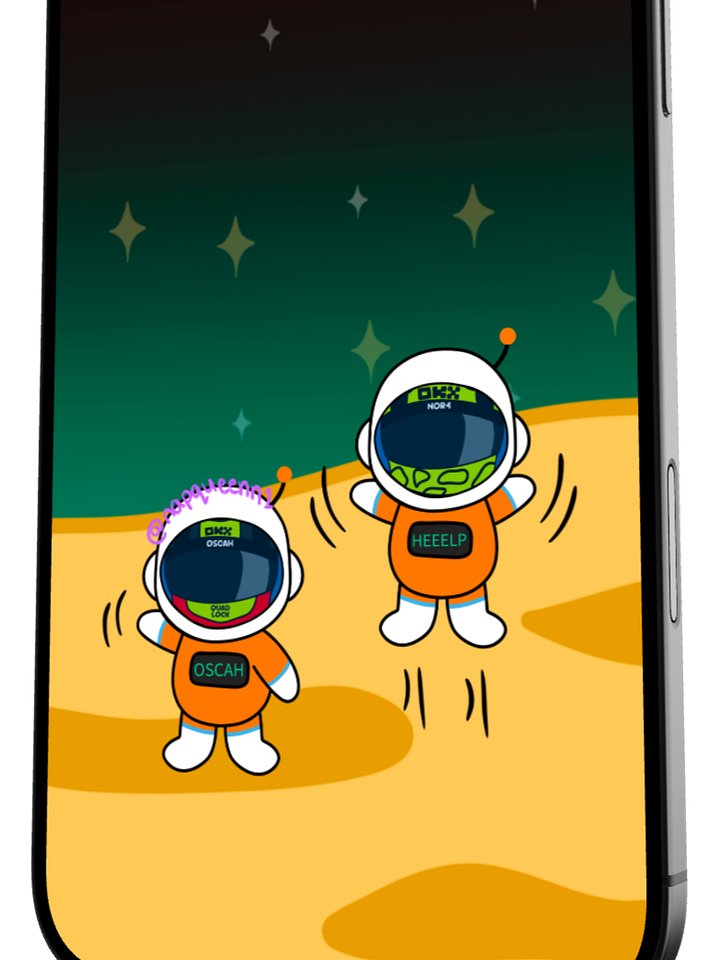 Landoscar in Space - Phone Wallpaper product image (1)