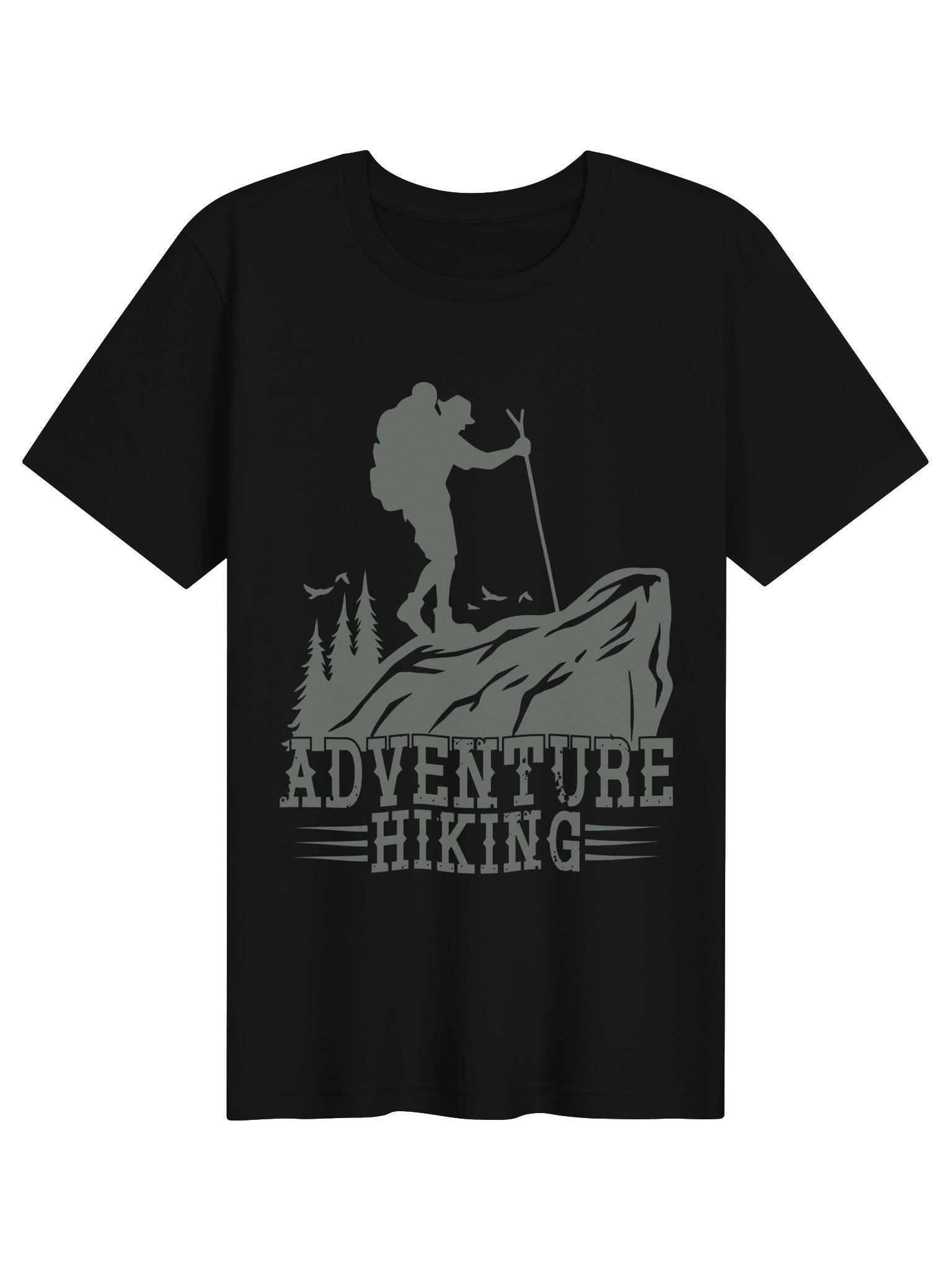 Adventure Hiking T-Shirt | Hiker Silhouette Tee product image (1)